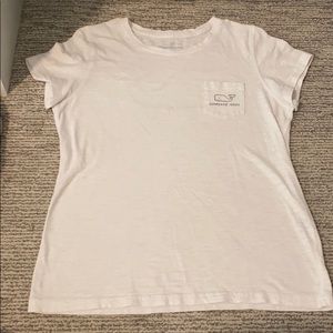 white vineyard vine shirt size small